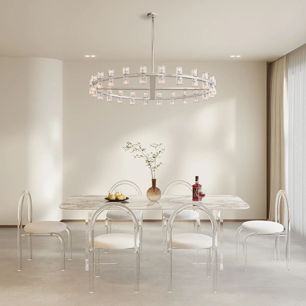 Arcachon LED Round Chandelier-VaseLamps