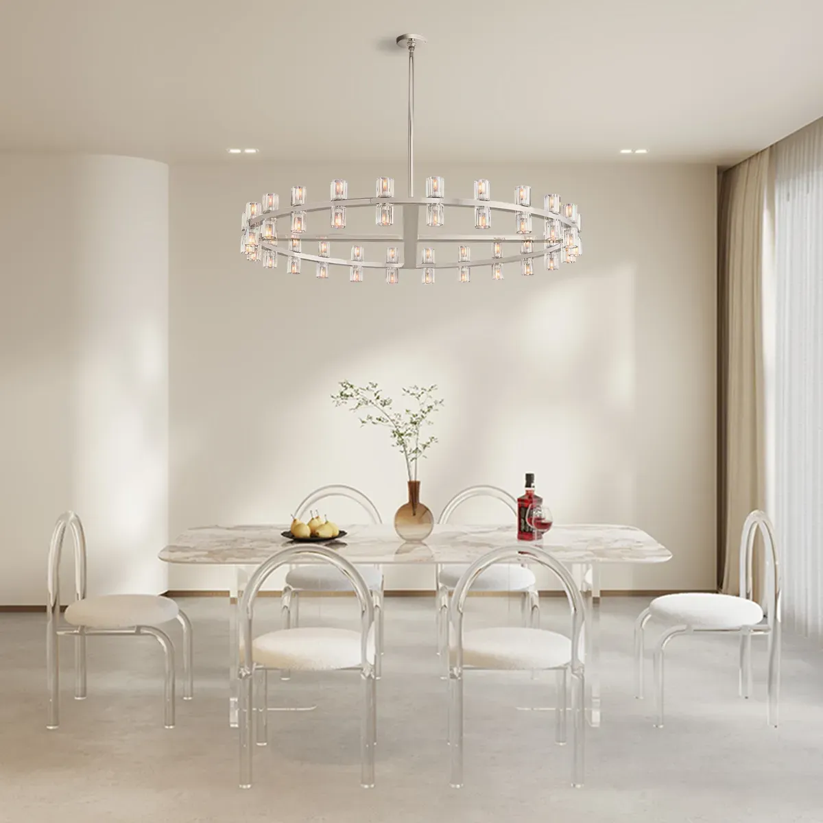 Arcachon LED Round Chandelier-VaseLamps