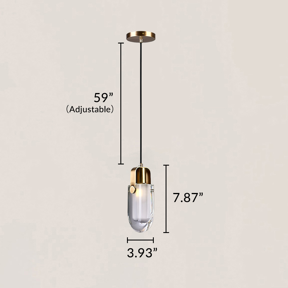 VASELAMPS - Droplet Crystal Pendant Lamp-VaseLamps