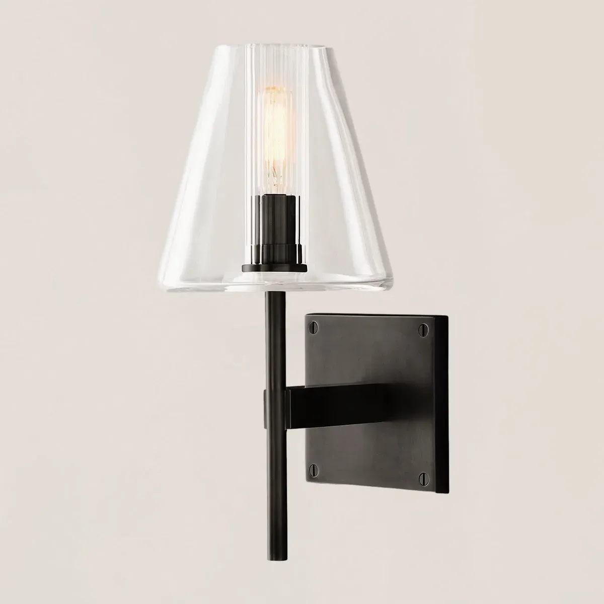 Fulham Glass Shade Sconce-VaseLamps