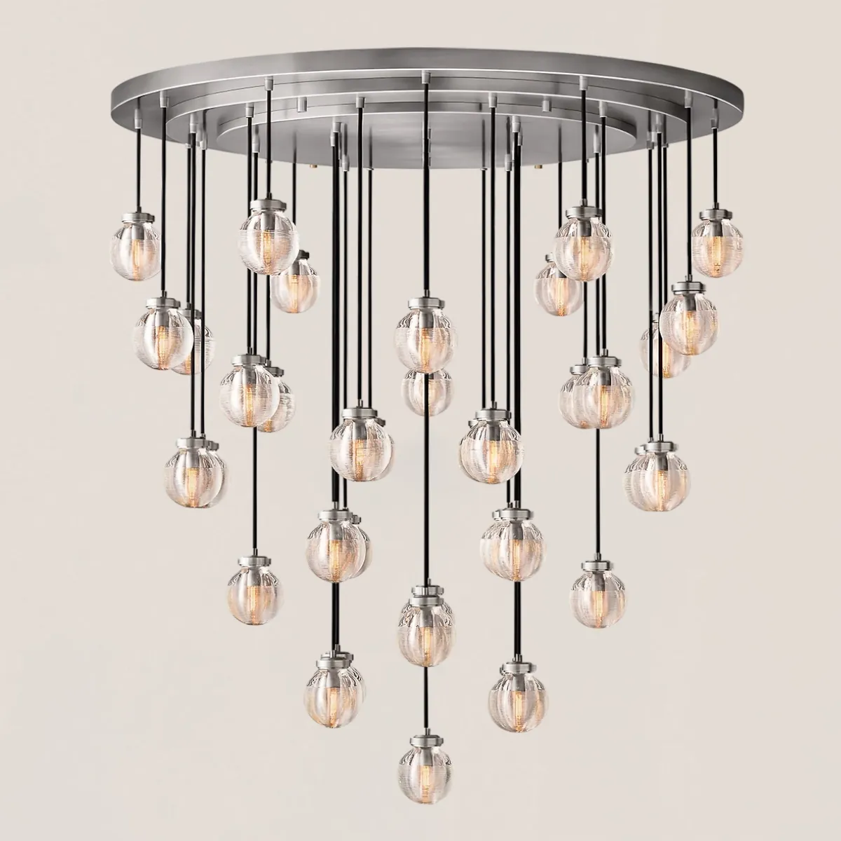 Pearl Round Chandelier-VaseLamps