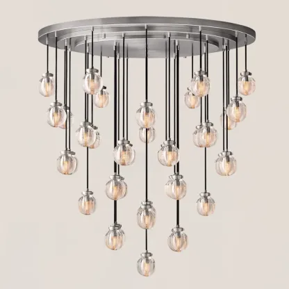 Pearl Round Chandelier-VaseLamps
