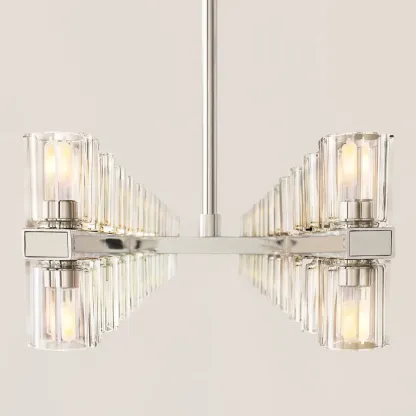 Arcachon LED Rectangular Chandelier-VaseLamps