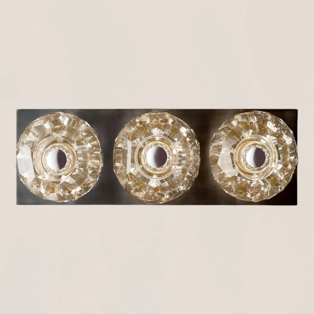 Boule De Crystal Clear Linear Short Wall Sconce-VaseLamps