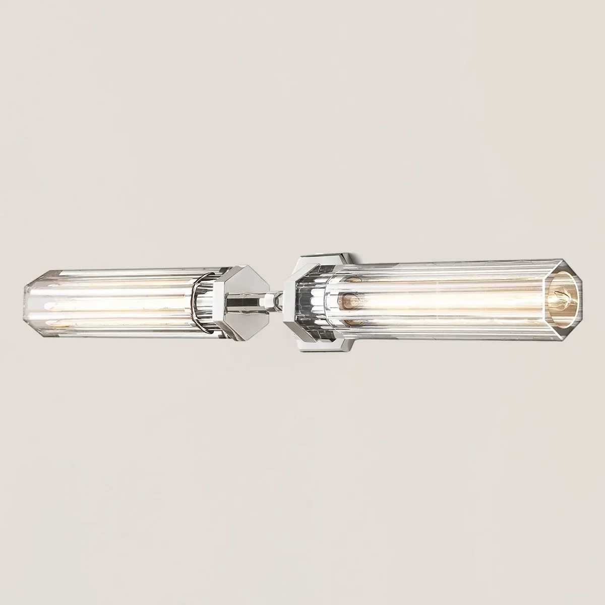 Lambeth Hexagonal Linear Grand Wall Sconce-VaseLamps