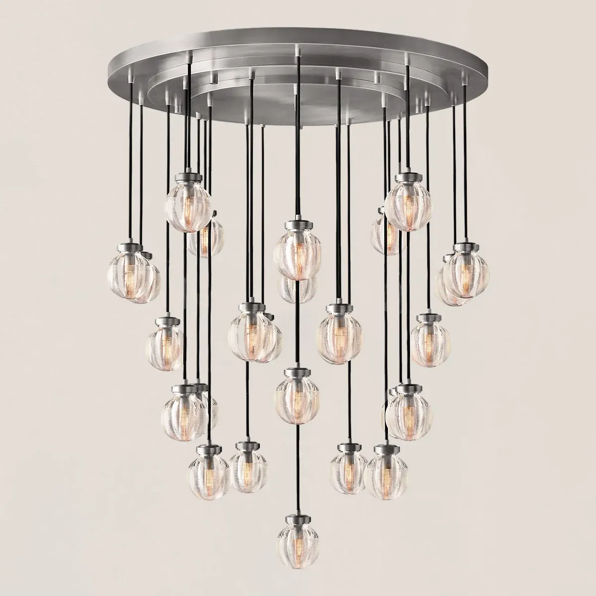 Pearl Round Chandelier-VaseLamps