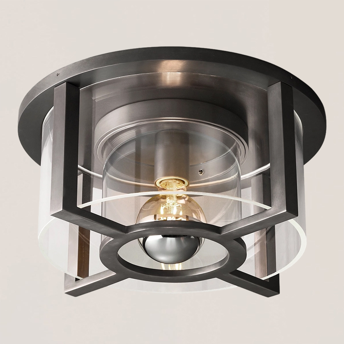Petrus Round Flushmount-VaseLamps