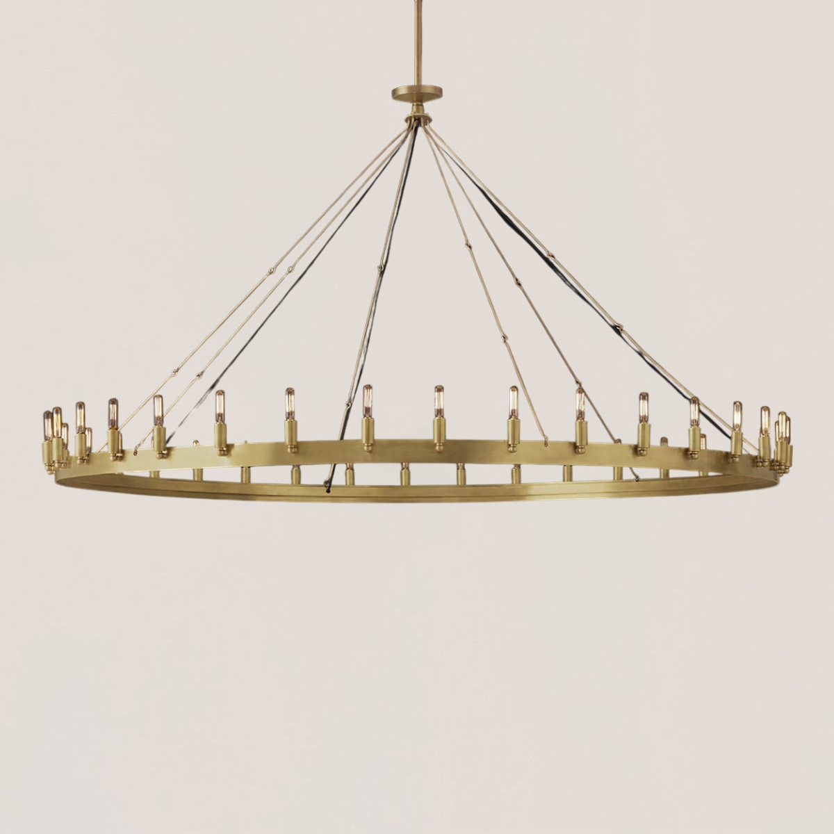 Camino Vintage Filament Round Chandelier-VaseLamps