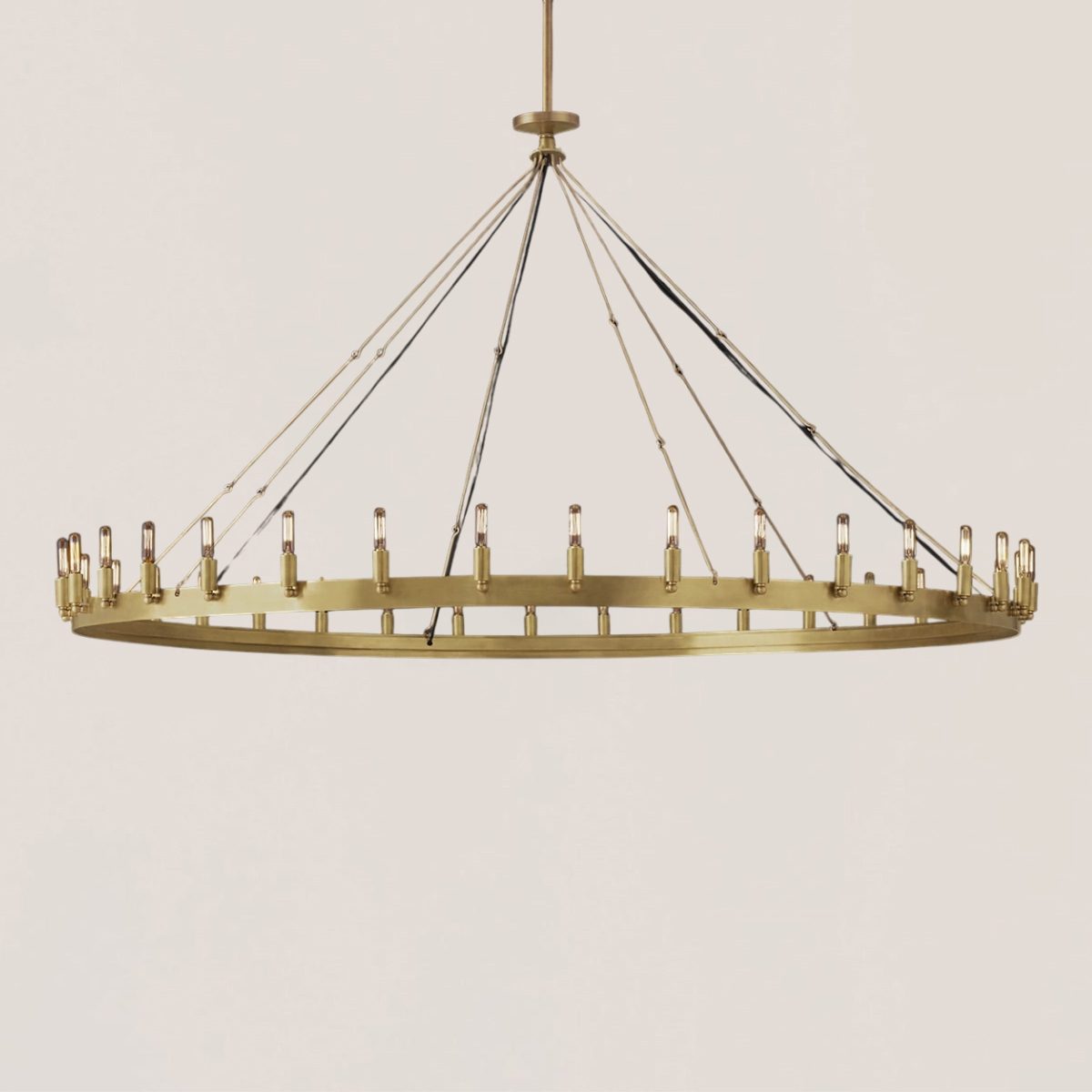 Camino Vintage Filament Round Chandelier-VaseLamps