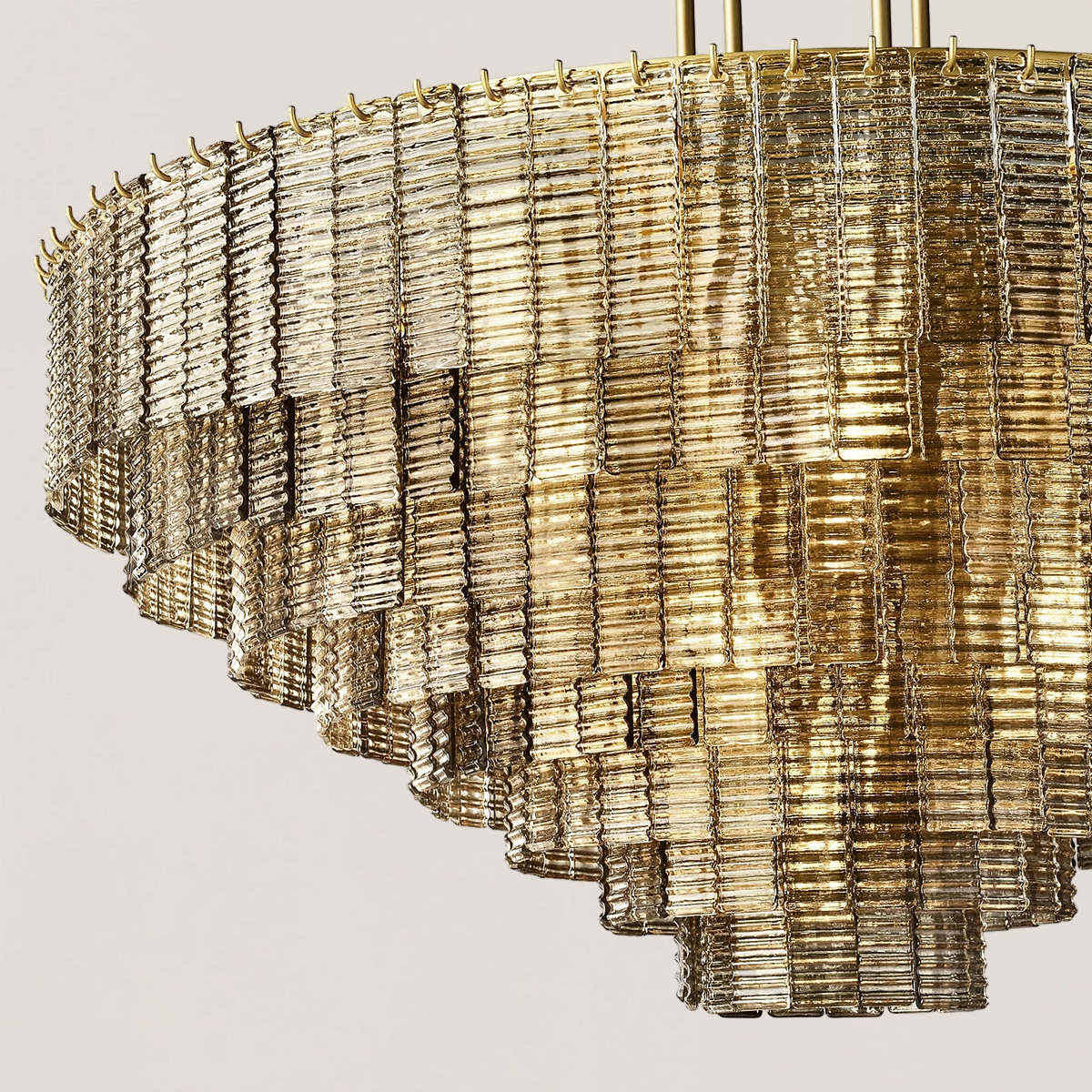 Sirene Glass Round Chandelier-VaseLamps