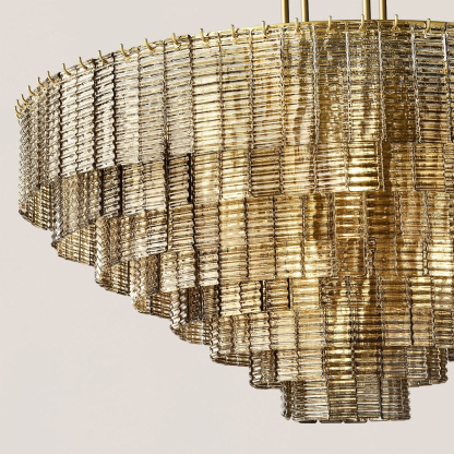 Sirene Glass Round Chandelier-VaseLamps