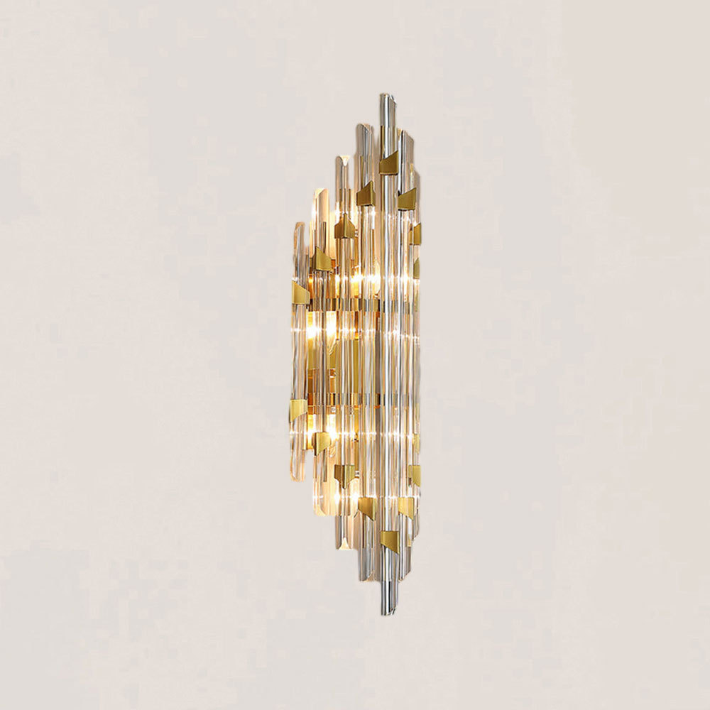 VASELAMPS - Modern Luxury Crystal Rod Wall Sconce-VaseLamps