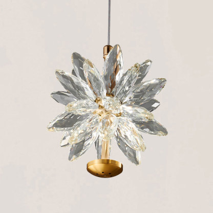 VASELAMPS - Ice Flower Crystal Pendant Lamp-VaseLamps