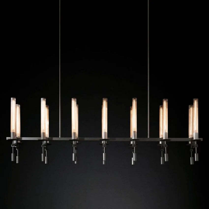 Fontanelle Linear Chandelier 66"-VaseLamps