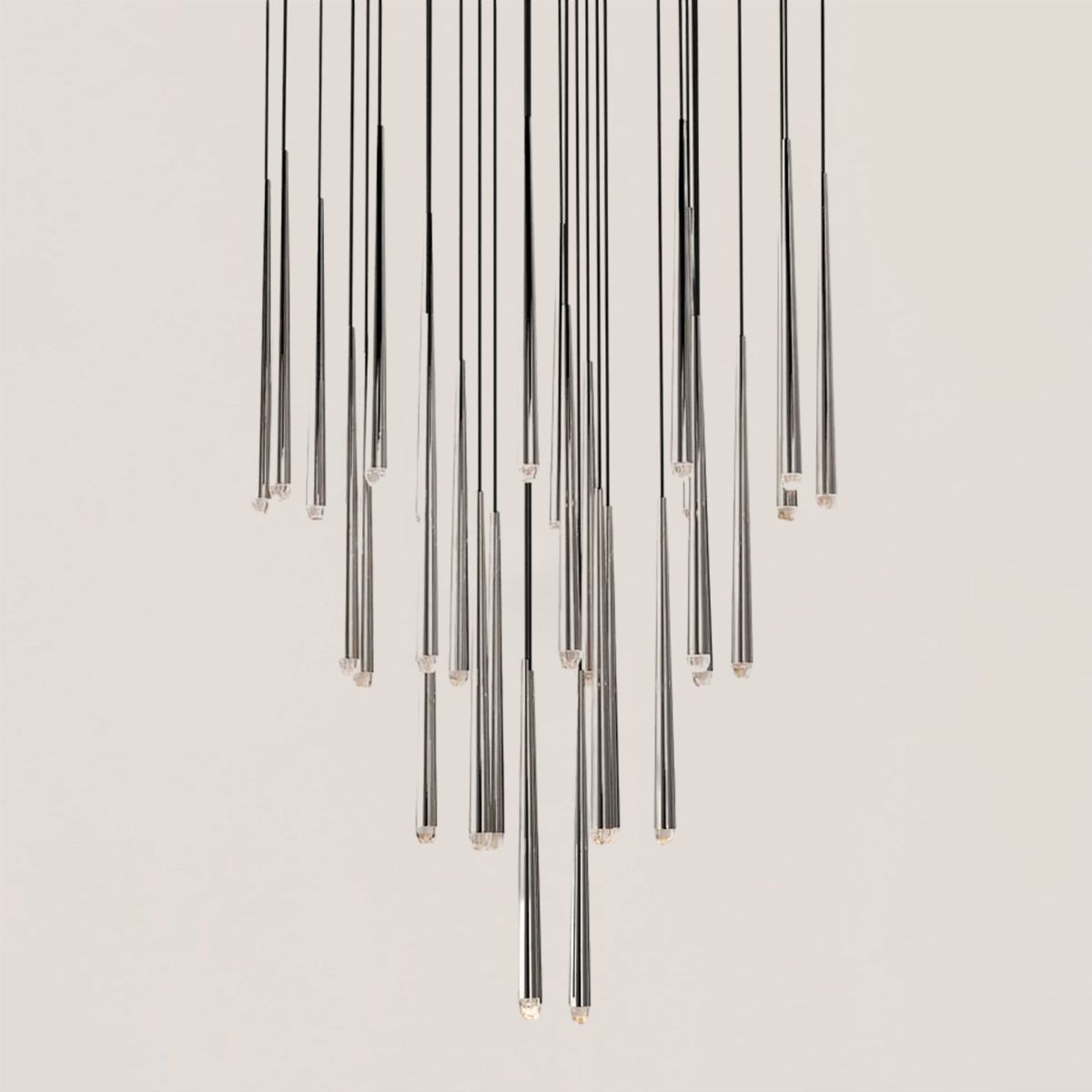 Aquitaine Modern Round Chandelier-VaseLamps