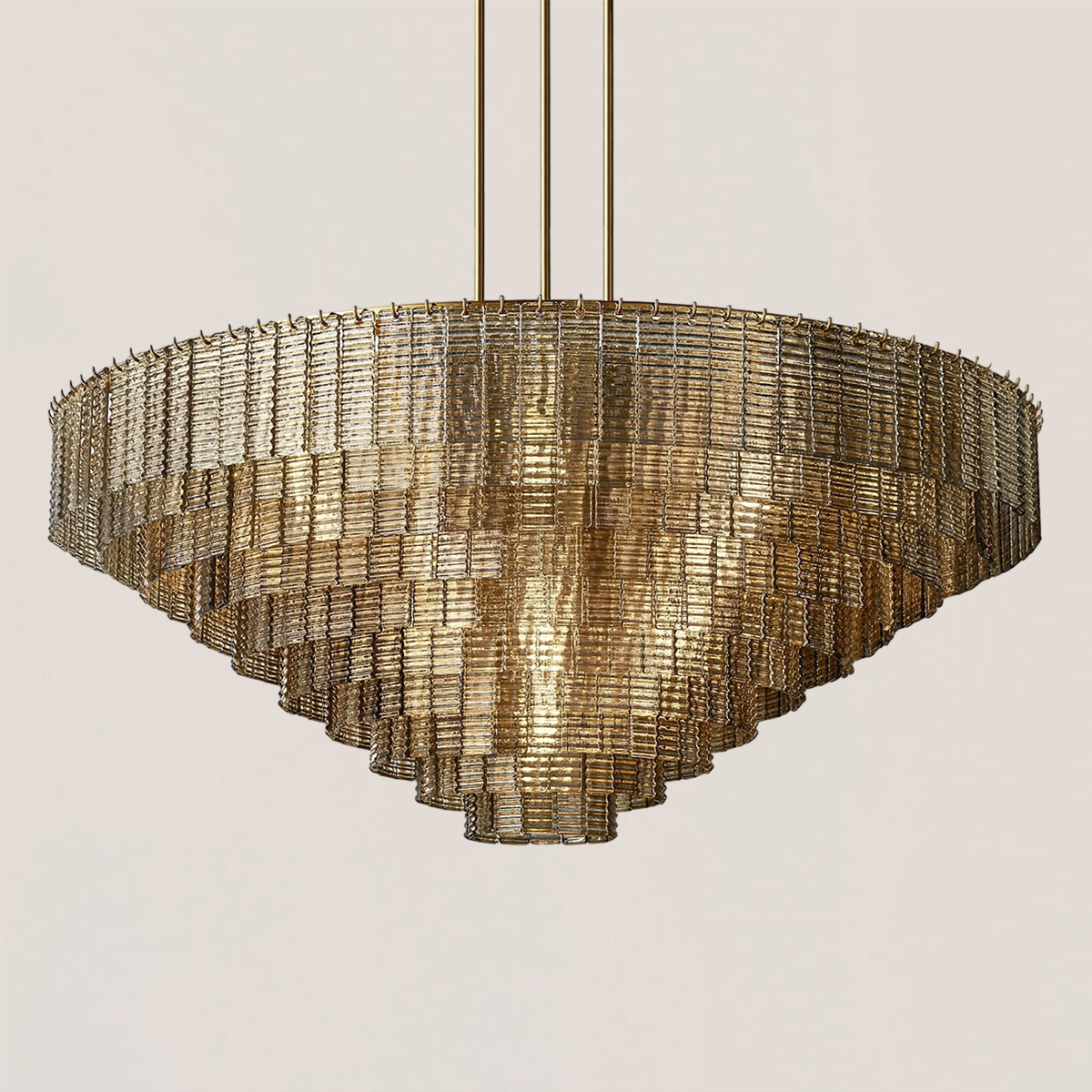 Sirene Glass Round Chandelier-VaseLamps