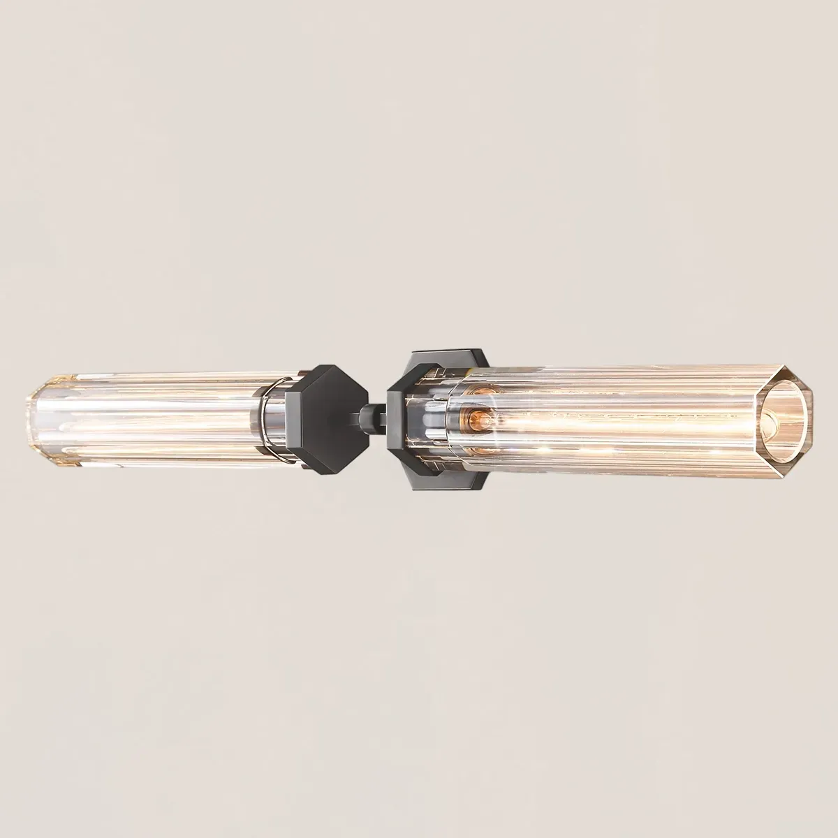 Lambeth Hexagonal Linear Grand Wall Sconce-VaseLamps