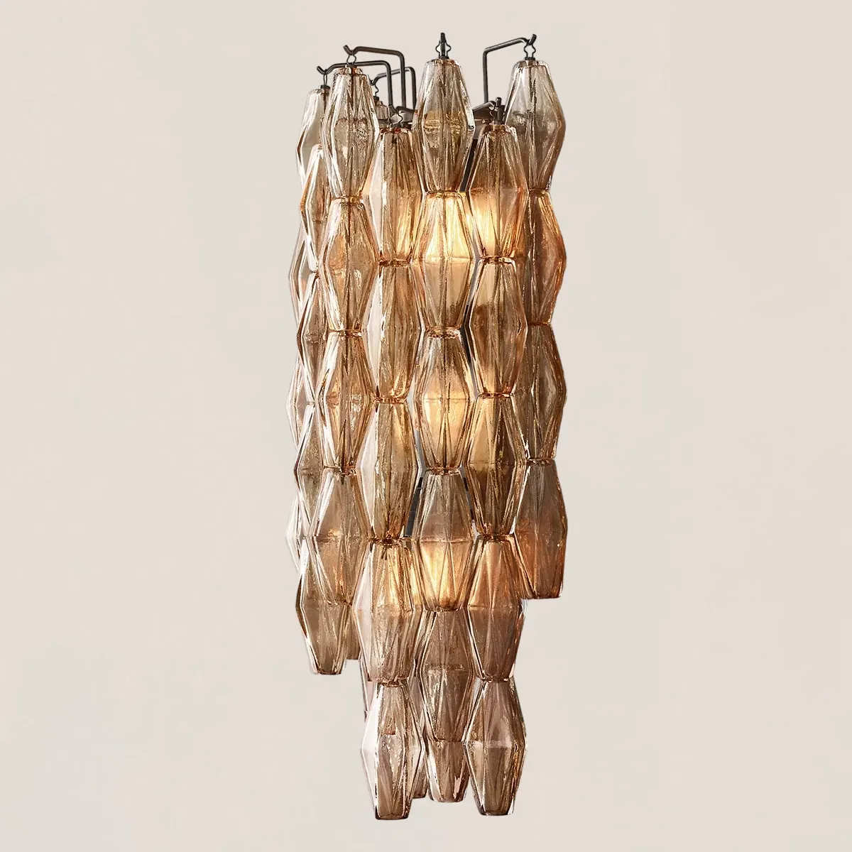 Chiara Glass Grand Wall Sconce-VaseLamps