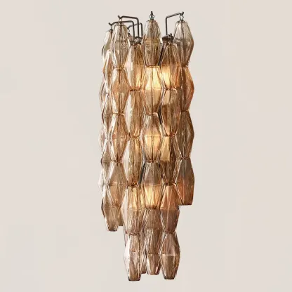 Chiara Glass Grand Wall Sconce-VaseLamps