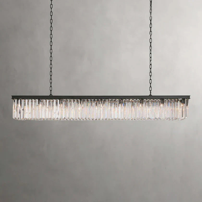 Leyland Rectangular Chandelier-VaseLamps