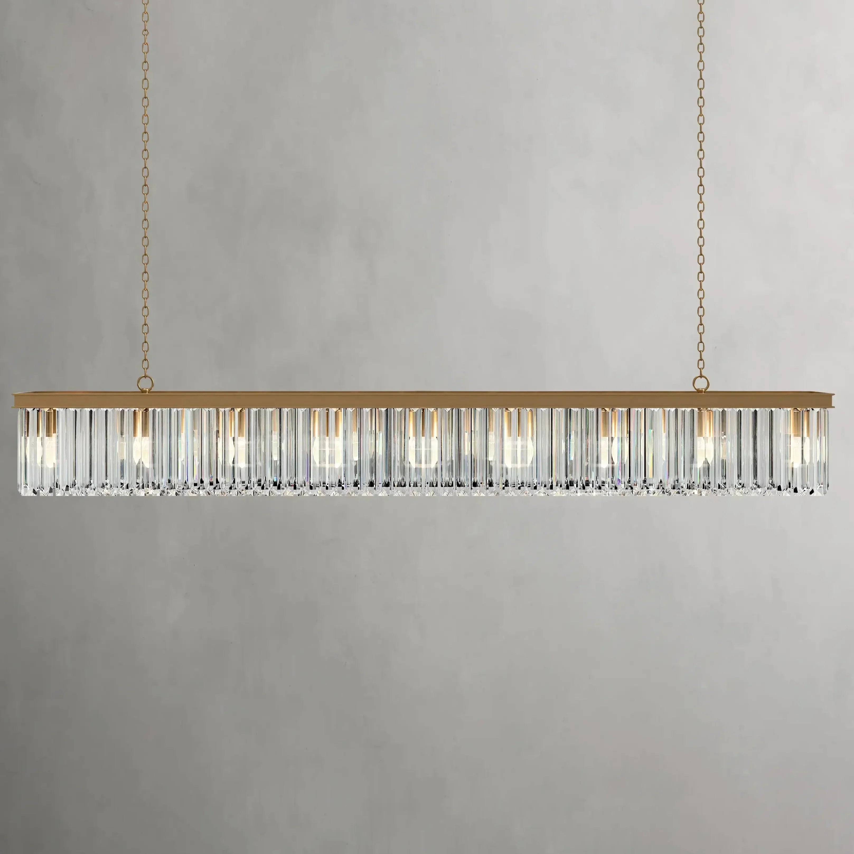 Leyland Rectangular Chandelier-VaseLamps