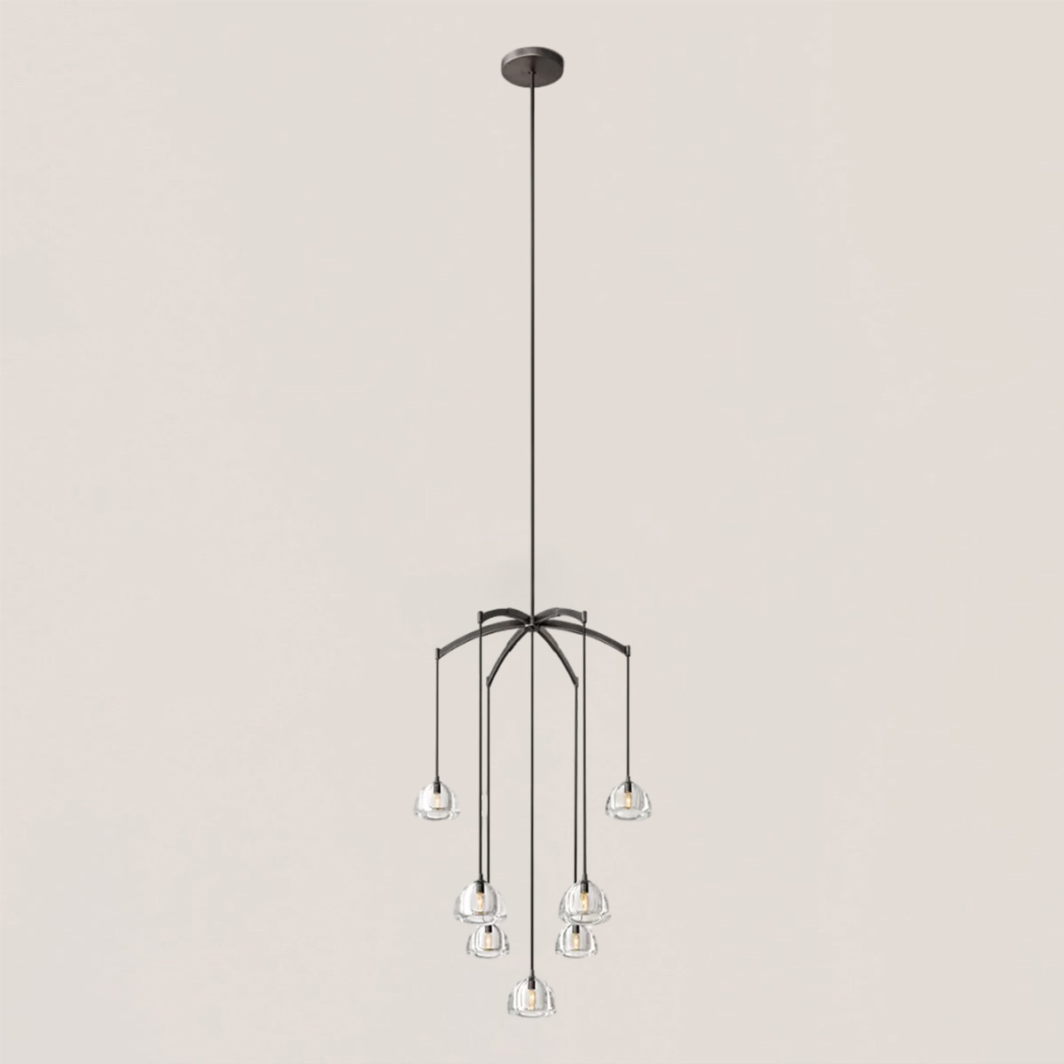 Hemisphere Round Chandelier-VaseLamps