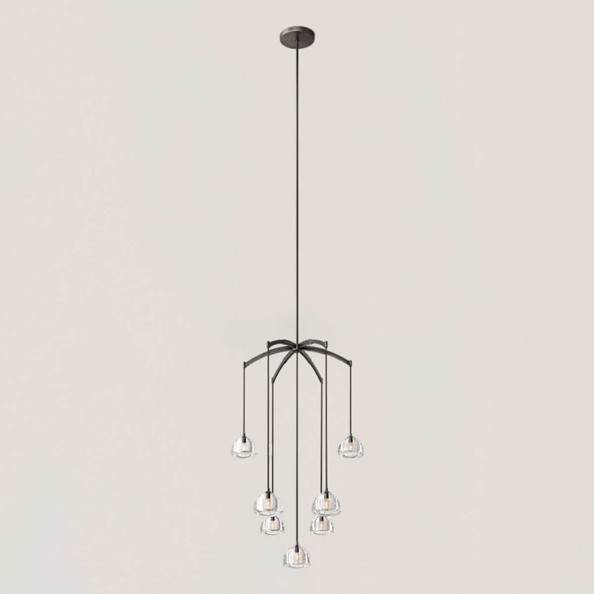 Hemisphere Round Chandelier-VaseLamps