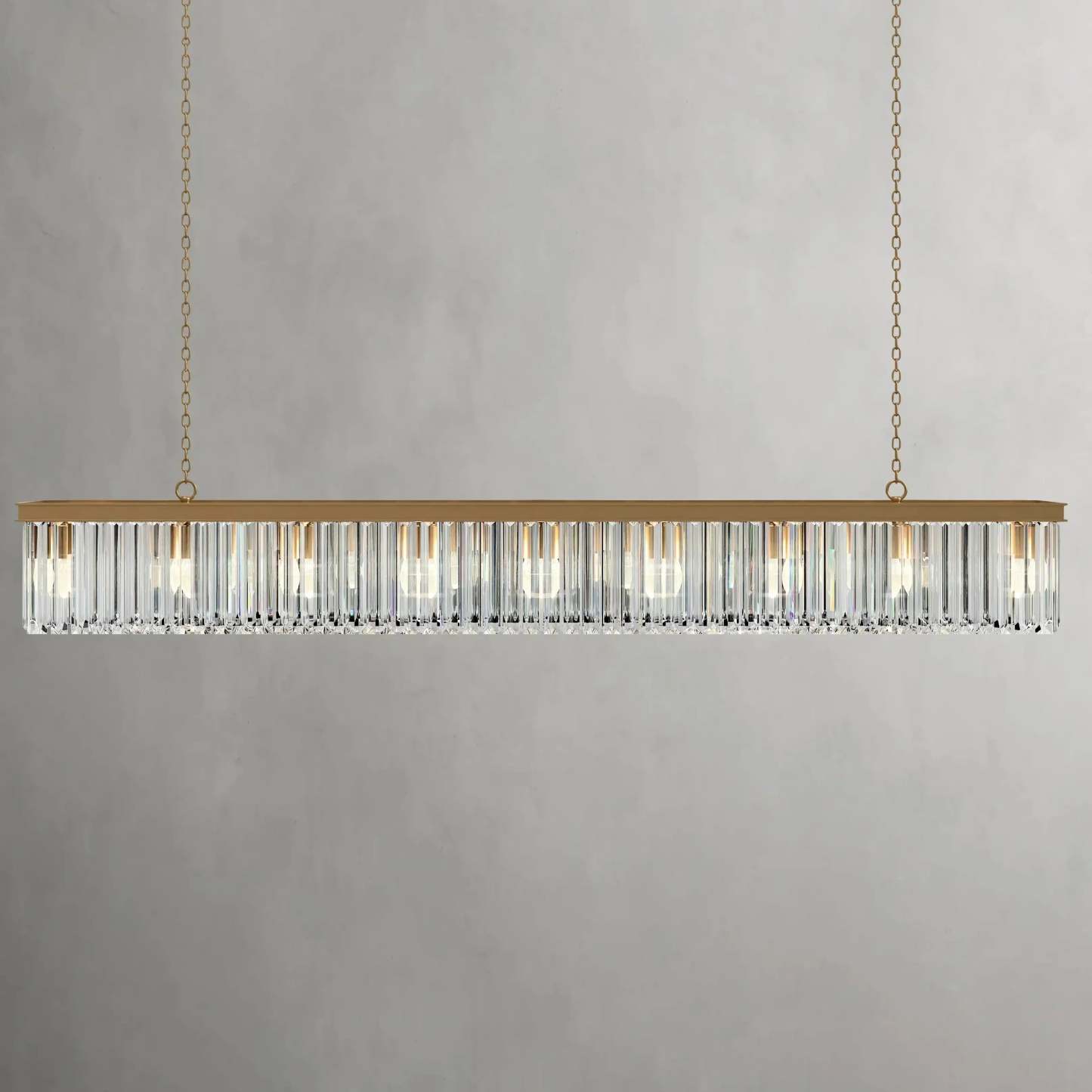 Leyland Rectangular Chandelier-VaseLamps