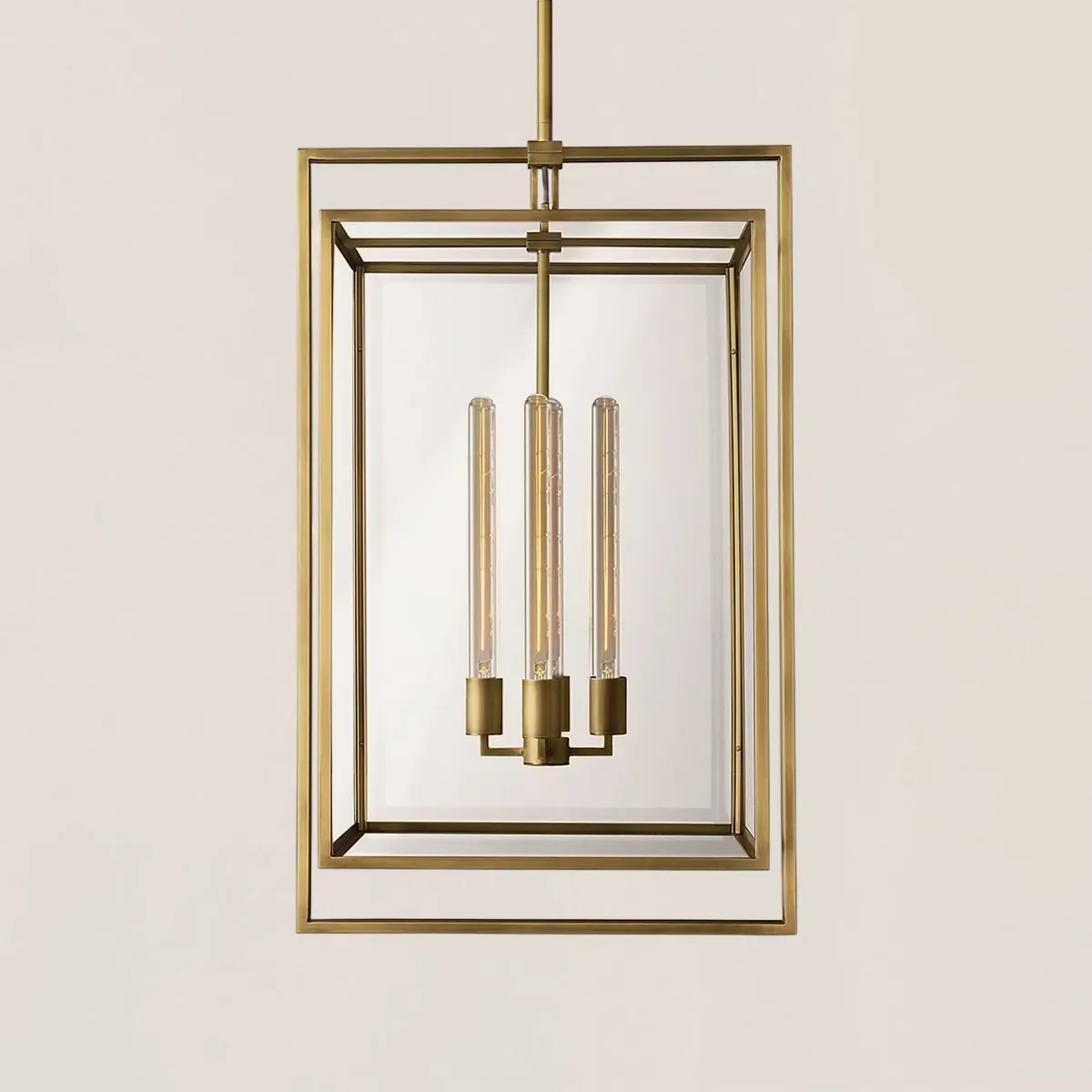 Beckman Modern Brass Pendant-VaseLamps