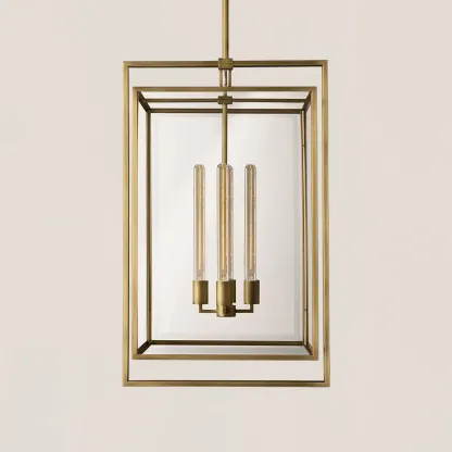 Beckman Modern Brass Pendant-VaseLamps