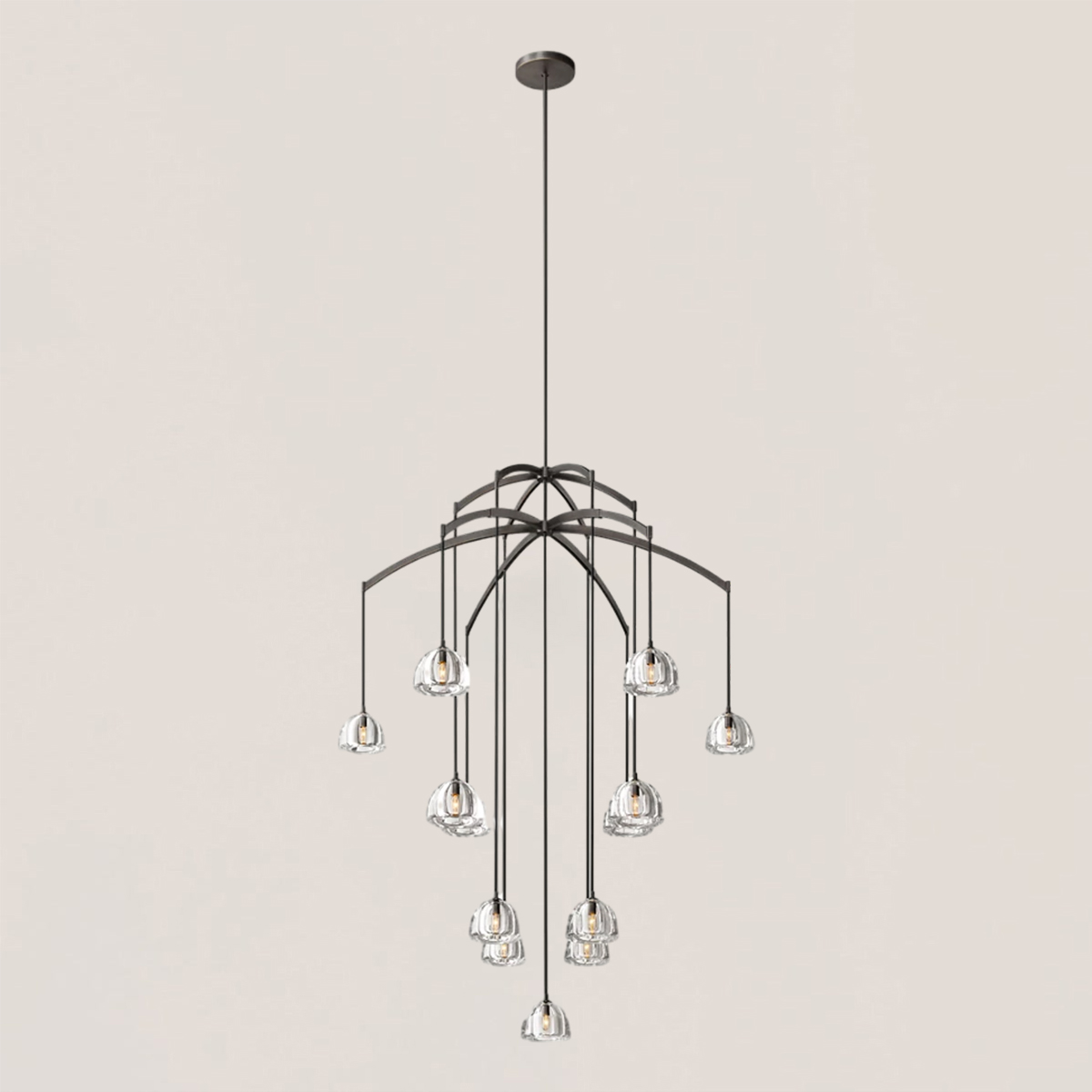Hemisphere Round Chandelier-VaseLamps