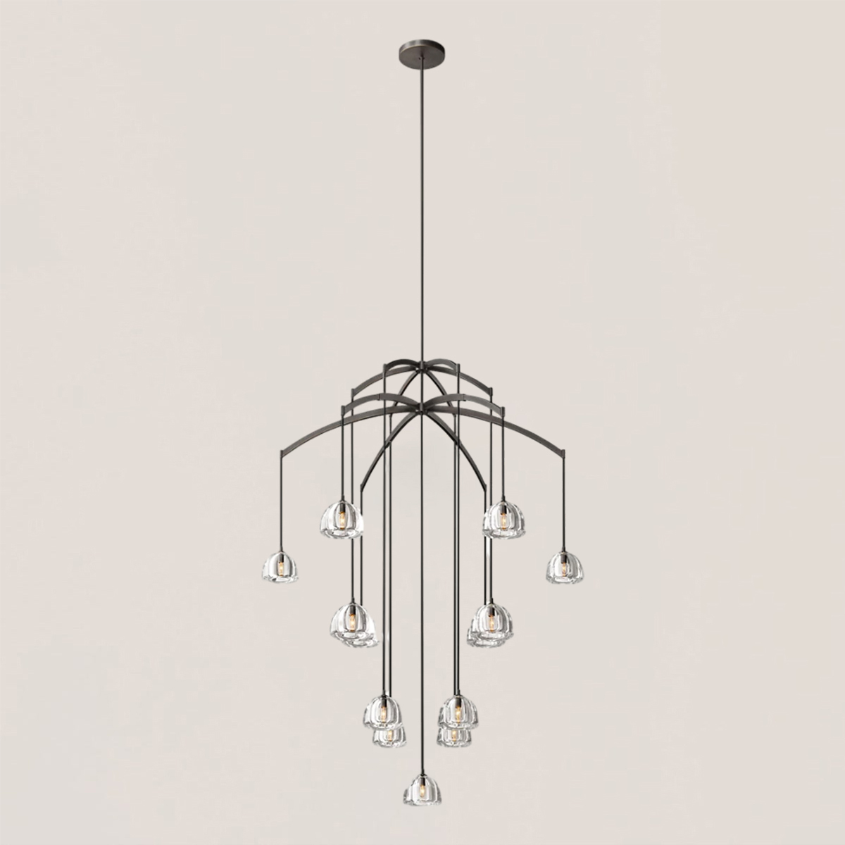 Hemisphere Round Chandelier-VaseLamps