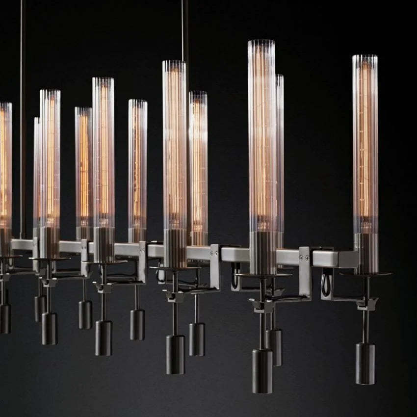 Fontanelle Linear Chandelier 66"-VaseLamps