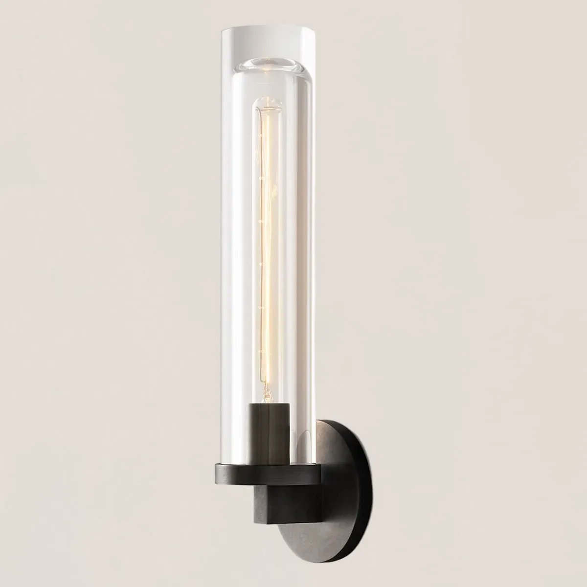 Savile Round Tube Sconce-VaseLamps