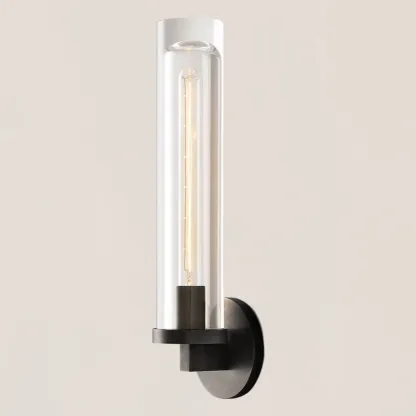 Savile Round Tube Sconce-VaseLamps