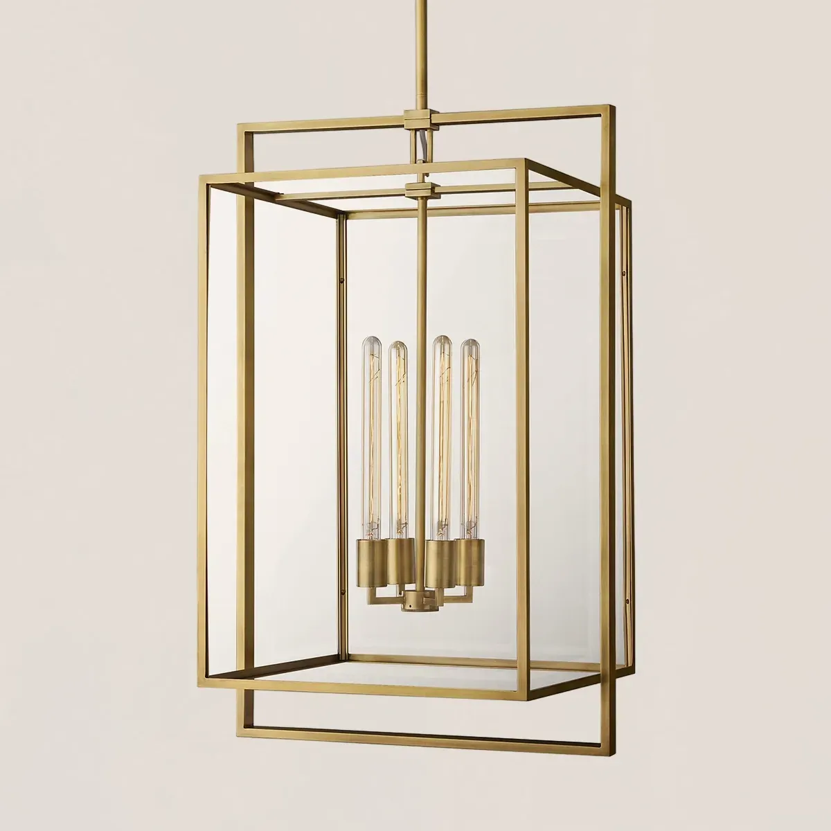 Beckman Modern Brass Pendant-VaseLamps