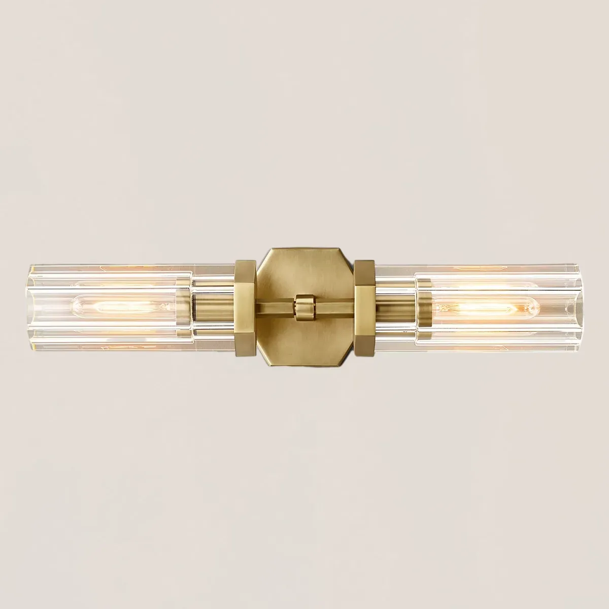 Lambeth Hexagonal Linear Short Wall Sconce-VaseLamps
