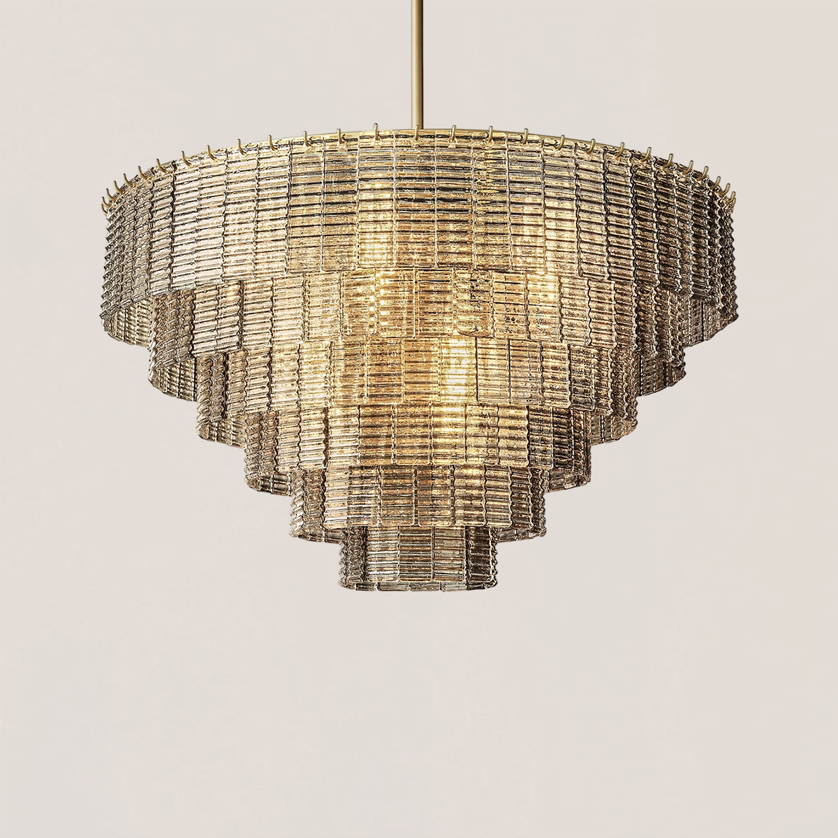 Sirene Glass Round Chandelier-VaseLamps