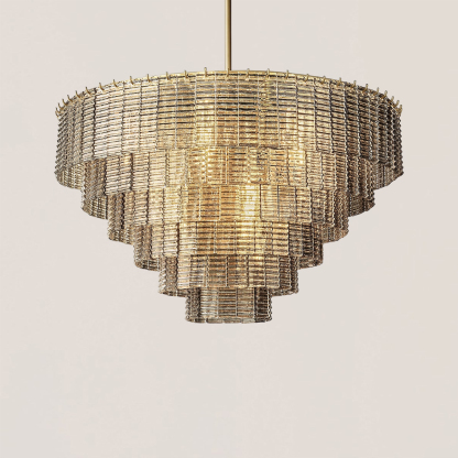 Sirene Glass Round Chandelier-VaseLamps