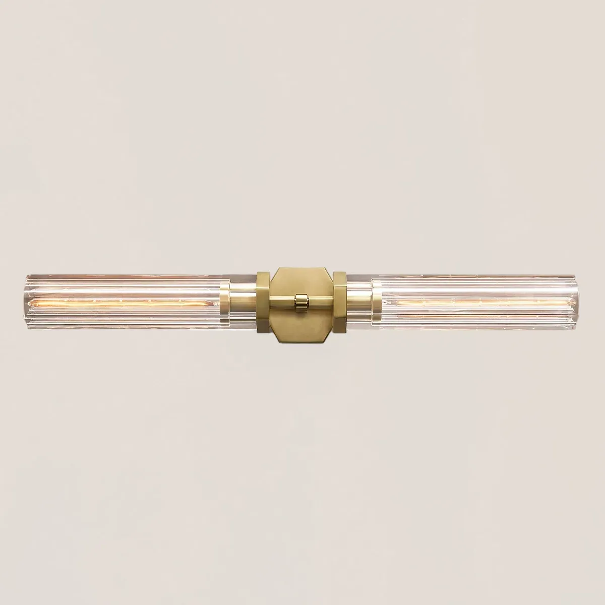 Lambeth Hexagonal Linear Grand Wall Sconce-VaseLamps