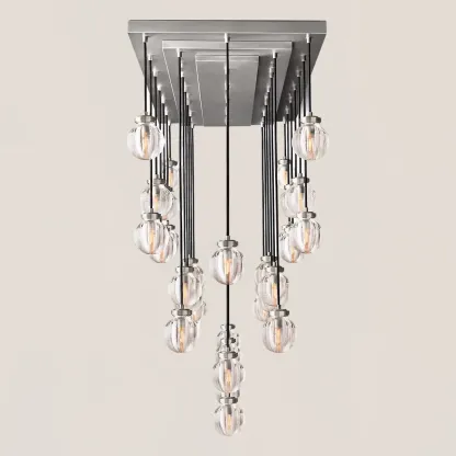 Pearl Rectangular Chandelier-VaseLamps