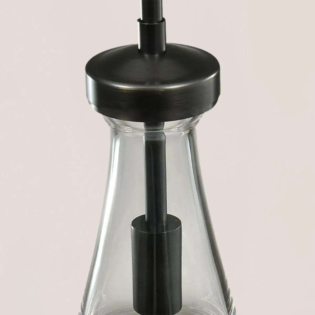 Raindrop Rod Round Chandelier-VaseLamps