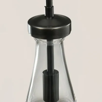 Raindrop Rod Round Chandelier-VaseLamps