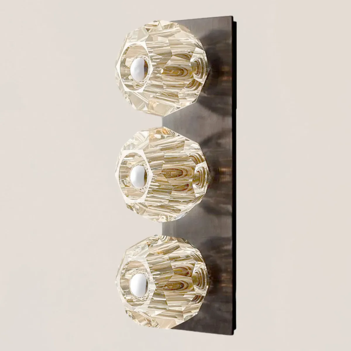 Boule De Crystal Clear Linear Short Wall Sconce-VaseLamps