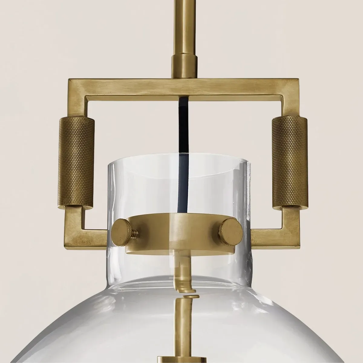 Machinist Glass Cloche Pendant-VaseLamps