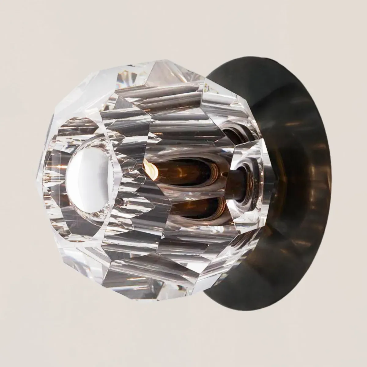 Boule De Crystal Clear Petite Wall Sconce-VaseLamps