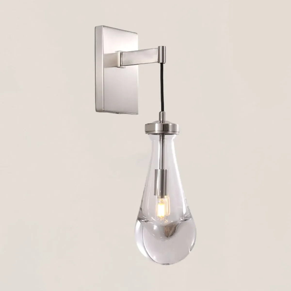Raindrop Glass Wall Sconce-VaseLamps