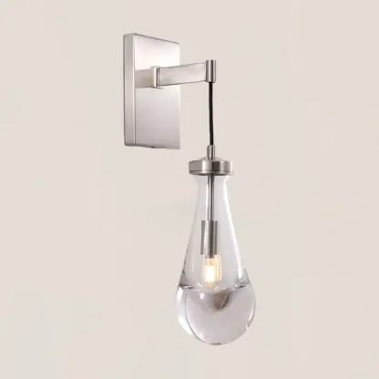 Raindrop Glass Wall Sconce-VaseLamps