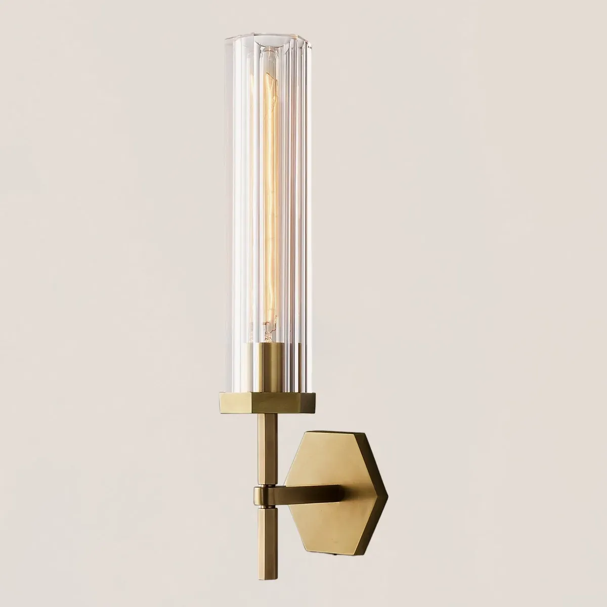Lambeth Hexagonal Grand Sconce-VaseLamps