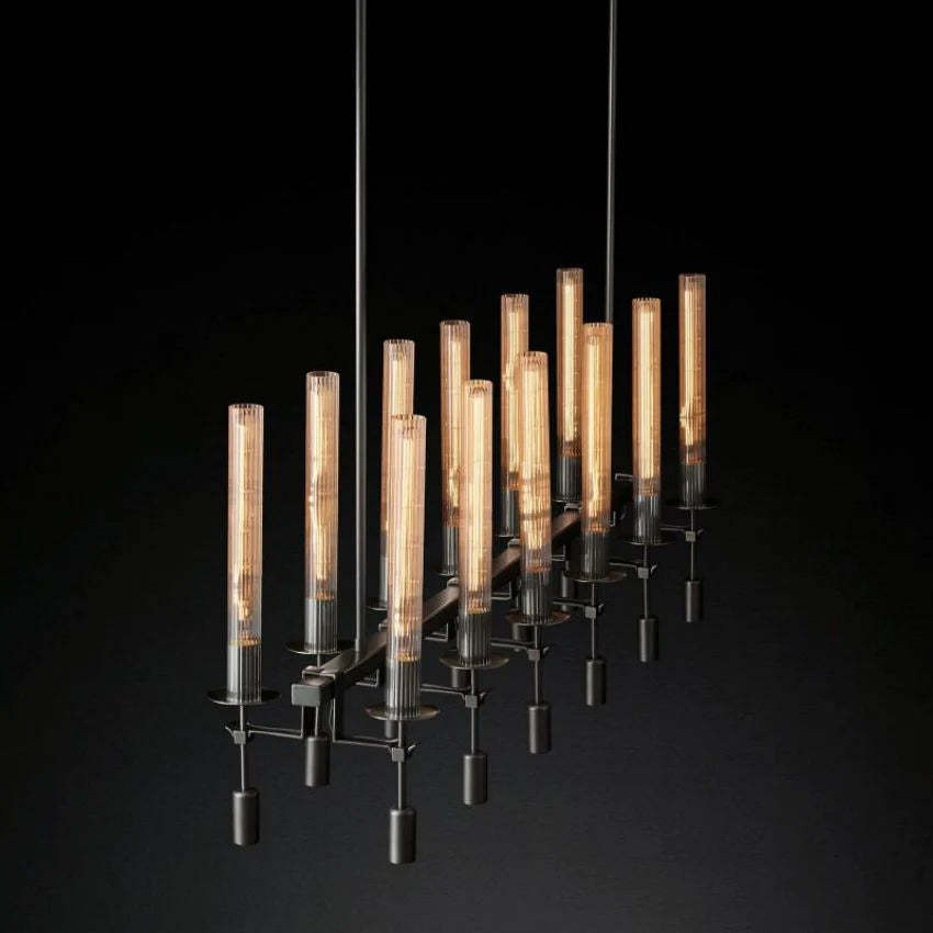 Fontanelle Linear Chandelier 54"-VaseLamps